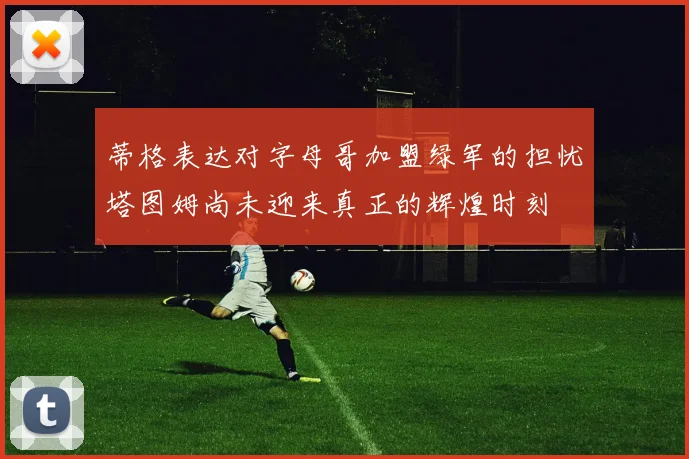 蒂格表达对字母哥加盟绿军的担忧塔图姆尚未迎来真正的辉煌时刻